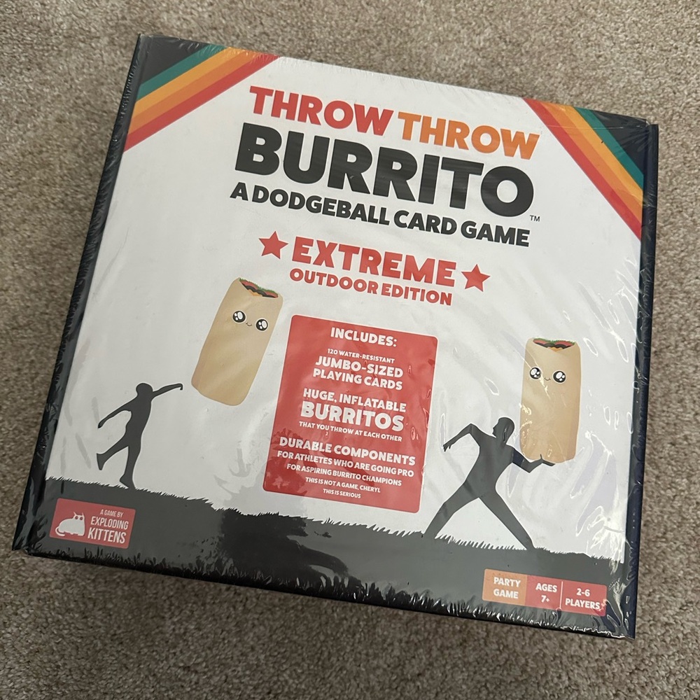 NEW Throw Throw Burrito Extreme Outdoor Edition